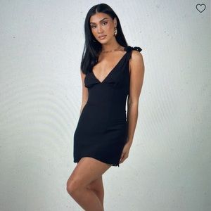 ISLAND TIME MINI DRESS BLACK